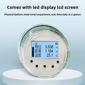 Jauge de niveau ultrasonique haute précision (0,3 %), résolution 1 mm, compensation de température, affichage LCD 4-20 mA, mesureur de niveau d'eau - Product Image 1
