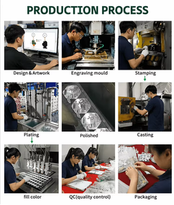 ป้ายโลหะเคลือบอ่อนลายการ์ตูนสัตว์ ดีไซน์ตามหลักฮวงจุ้ย สำหรับเสื้อแจ็คเก็ต หมวก เสื้อผ้า - สไตล์โมเดิร์นผสมผสานแบบดั้งเดิม ขายส่งแบบ OEM - Product Image 4
