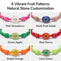 Bracelet tressé artisanal ajustable SongYi avec pendentifs en pierres précieuses naturelles – Bijoux d'été pour stations balnéaires