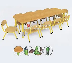 木制家具儿童椅子和书桌，kinder 花园桌椅为孩子