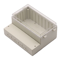 Boîte de jonction ABS plastique anti-poussière étanche IP67 boîtiers électriques universels boîtier de projet avec couvercle 222x185x106mm