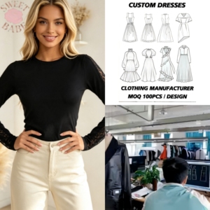 Haut pull-over à manches longues et col rond pour femme, coupe ajustée, couleur unie, décontracté, idéal pour les soirées, les rendez-vous et les rassemblements, haut tendance - Product Image 1