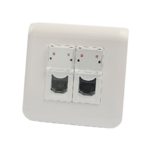 壁フェイスプレートソケットCat5 Cat6フェイスプレートMT-5911ネットワーク1 2ポート<span class=keywords><strong>Rj45</strong></span> - Product Image 5