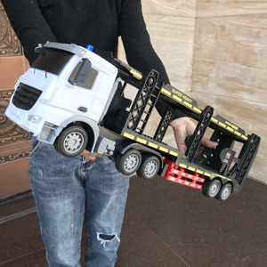 Remote Tow Trucks Met Trailer Speelgoed Cargo Transport Voertuigen Play Set Kid Hauler Play Set Carrier Transporter Auto Rc Speelgoed flatbed