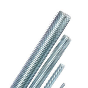 Tige filetée métrique M7x100mm en acier allié, finition noire zinguée, entièrement filetée, pour l'assemblage de meubles - Product Image 2