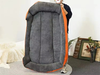 Vente en gros Grand lit rectangulaire de luxe doux pour animaux domestiques Double face Respirant Lit personnalisé pour chiens et chats