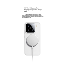 Chargeur sans fil magnétique MIJIA 25W, charge rapide, pour chevet et bureau, fin et portable pour les voyages, compatible avec câble Type C