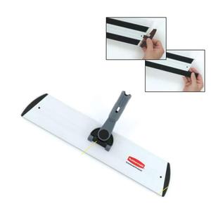 Manico per scopa in alluminio da 120 cm con attacco in velcro per la pulizia dei pavimenti - Product Image 1