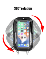 Support de téléphone pour vélo en ABS flexible, rotatif à 360°, étanche, pour sacoche de tube avant de vélo – Offre Spéciale