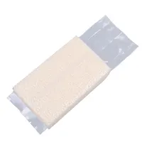Transparent PA/PE plastic food vacuum rice brick packaging pouch food grain vacuum bag