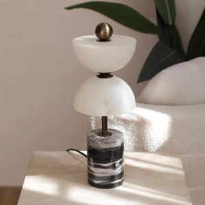 Marble Table <b>Lamp</b> <b>Led</b> Desk <b>Lamp</b> Warm <b>Light</b> Bedroom Bedside <b>Lamp</b> Creative Designer Style - Product Image 4