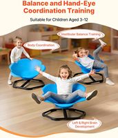 Chaise tournante pour enfants autistes, chaise pivotante sensorielle, jouet d'équilibre en plastique pour TDAH, utilisation intérieure/extérieure