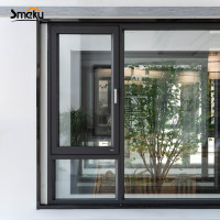 Harga Pabrik Grosir Jendela Sudut Louver Ayun Modern Kaca Aluminium Coklat Insulasi Panas untuk Aplikasi Dapur dan Kamar Mandi