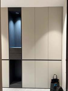 Customizable Modern Shoe Rack Cabinet <b>Seat</b> Solid Wood Material Environmentally Friendly for Home Villa Modern Living Furniture - Product Image 4