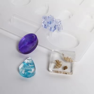 Molde de Silicona de Buena Calidad para Resina, Molde para Colgantes de Joyería de Cristal, Herramienta para Hacer Manualidades de Resina - Product Image 3
