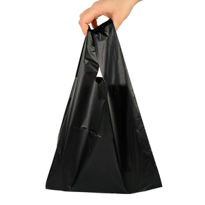 Sac Plastique Noir de Transport Personnalisé pour Emballage de T-shirts, Vendu Directement par l'Usine - Product Image 4