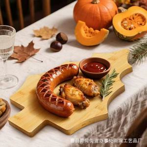 Tabla de cortar de madera con forma de árbol de Navidad, bandeja para servir, plato para queso, plato para delicatessen, para fiestas - Product Image 5