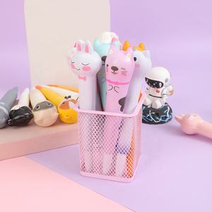 Pu Animal crème glacée Fidget jouets mignon stylo de décompression stylo spongieux stylo à bille fournitures scolaires pour les étudiants - Product Image 3