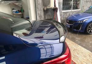 CSYP PSM Style Carbon Fiber Double Deck Polished Finish Rear Tail <strong>Spoiler</strong> 3M Tape Installation for Infiniti Q50/Q50S/Q50L - Product Image 4