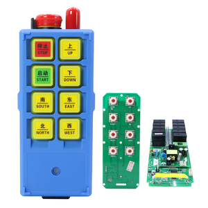 Nouvelle apparence, palan électrique universel à 6 boutons, à vitesse unique, plate-forme, télécommande radio industrielle - Product Image 1