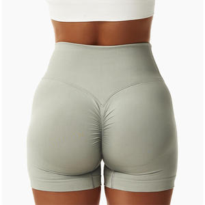 Ropa Deportiva JY, Pantalones de Yoga Sin Costuras de Alta Elasticidad en Spandex/Nailon, Shorts de Yoga para <span class=keywords><strong>Mujer</strong></span>, Leggings con Cintura en V y Efecto Push-Up, Largo Completo, Talla <span class=keywords><strong>XXL</strong></span> - Product Image 4