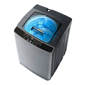Lavadora/Secadora Automática de 10 kg, Pequeña, con Pulsador, Todo en Uno, para el Hogar, con Calefacción Eléctrica Auxiliar, Carcasa de ABS, Gran Capacidad - Product Image 1