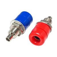 Prise banane tout cuivre 4MM avec bornes 312A, prise de panneau, bloc de bornes, fiche en forme de lampe