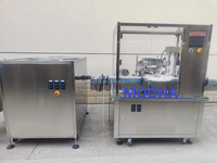 Machine de remplissage et de bouchage automatique de liquides cosmétiques chimiques 1g, machine de remplissage et de bouchage de flacons CBD, machine de remplissage et de bouchage par pulvérisation