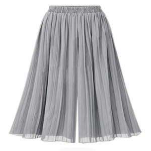 Mùa hè mới quá khổ Voan Xếp Li bãi biển váy quần lỏng lẻo Skinny khí chất Womens chân rộng quần giản dị dịch vụ OEM dệt kim - Product Image 6