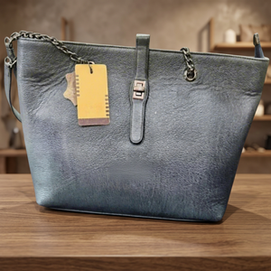 Bolso de Hombro Tipo Clutch de Cuero Genuino para Mujer, con Cierre de Cremallera, Moderno, Impermeable, Térmico, Ligero, Aislado, de Gran Capacidad - Product Image 5