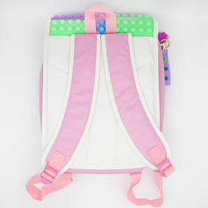 Mochila Escolar de Silicona con Diseño de Caramelos para Niñas, Bolsa Antiestrés con Cierre de Cremallera - Product Image 5