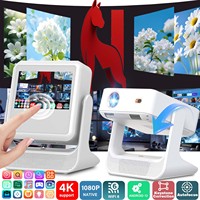 Projecteur portable HD compact à double écran tactile, nouveau modèle 2026, vente en gros directe d'usine pour l'exportation et l'usage domestique