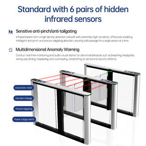 Servicio OEM/ODM, Barrera Giratoria Inteligente y Eficiente para Peatones, Precio de Puerta Giratoria con Reconocimiento Facial, Control de Acceso - Product Image 5