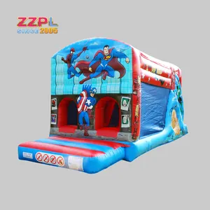 Commercial Outdoor Inflatable Bouncer Castle Facto Giant Huge Biggest Mega Jumping In Stock 3 1 Combo, Popular Inflatab