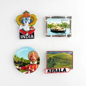 Creative Custom India Country Flags Souvenir Fridge Magnet Epoxy Fridge Magnet