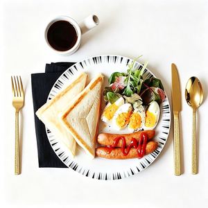 Gold Stainless Steel Cutlery Set Hammered Handle Dinner Knife <b>Fork</b> Spoon Teaspoon <b>Dessert</b> <b>Fork</b> for Wedding Restaurant Party Home - Product Image 3