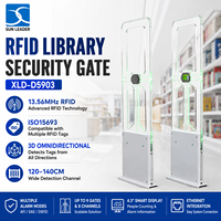 Puerta de Seguridad RFID de 13.56MHz para Bibliotecas, Sistema Antirrobo de Libros ISO15693, Puerta de Detección de Entrada para Bibliotecas XLD-D5903