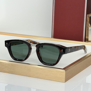 Lunettes de soleil rétro épaisses carrées, monture en acétate noir, verres gris foncé anti-UV, style mode homme, pour la conduite en extérieur et le style urbain - Product Image 6