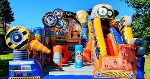 2024 Offre Spéciale extérieur robot multi-personnes château gonflable avec toboggan sauter robot rebond maison combo pour <span class=keywords><strong>la</strong></span> <span class=keywords><strong>location</strong></span> - Product Image 6