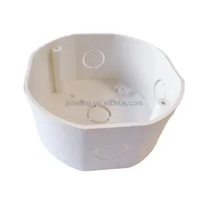 all size pvc plastic outdoor wall flush mounted cable conduit knockout bottom pvc electrical box