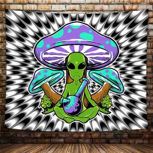 <span class=keywords><strong>Tapisserie</strong></span> Alien Trippy, <span class=keywords><strong>tapisserie</strong></span> <span class=keywords><strong>murale</strong></span> psychédélique avec motif de champignons, <span class=keywords><strong>tapisserie</strong></span> en polyester colorée avec imprimé galaxie spatiale pour la décoration <span class=keywords><strong>murale</strong></span> de la chambre à coucher - Product Image 5