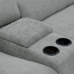 <span class=keywords><strong>Canapé</strong></span> <span class=keywords><strong>d</strong></span>'<span class=keywords><strong>angle</strong></span> inclinable électrique en tissu moderne 5 places Geeksofa Furniture avec console pour salon - Product Image 4