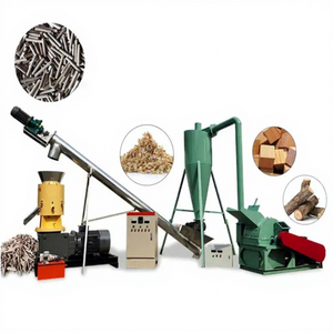 Chaîne de production de <span class=keywords><strong>granulés</strong></span> de biomasse HAOLU avec pompe à engrenages à moteur 15KW, haute efficacité pour sciure de <span class=keywords><strong>bois</strong></span>, paille, coques de riz, production de 200-3000kg/h, 220V/380V - Product Image 1