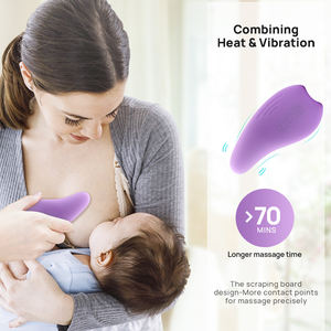 MEIPER-Productos de maternidad de silicona líquida con logotipo personalizado, masajeador de lactancia recargable de 10 modos para mujer - Product Image 2