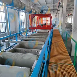 Fornecedor de galvanoplastia de níquel para barril de máquina de chapeamento de zinco totalmente automática linha de cromagem