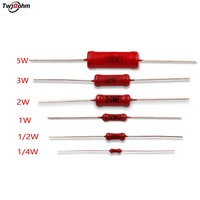 Résistance haute tension HVR40AH-0.5W 1/2W 10MJ 2MJ 18MJ 100MJ 200MJ 33K, résistance à couche mince en verre émaillé