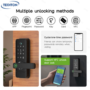 Cerradura Inteligente Universal Tediton para Puerta, con Contraseña, Sin Llave, Huella Digital, Cerradura Digital Inteligente para el Hogar, Cerradura Inteligente - Product Image 2