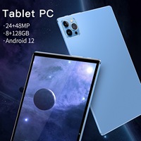 Tablet Android 14.0 OEM MTK 10 Inci Layar 1280*800FHD Dual SIM Slot 10-Inci Android 8GB+128GB Tablet PC Edukasi untuk Anak-Anak