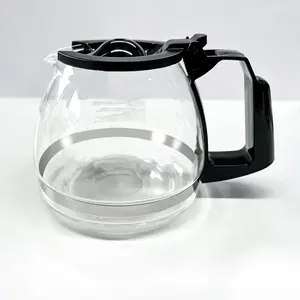 Pabrik pembuat Oster pot kopi 5-cup gelas kopi Carafe digunakan untuk drip kopi gelas pot pengganti teko kaca