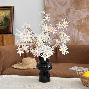 Bouquet de marguerites artificielles en soie, haute simulation, pour décorations de maison et de mariage - Product Image 2